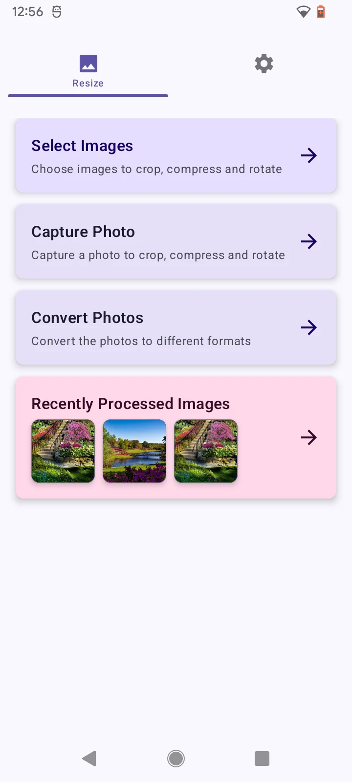 Photo Resize & Compress screenshot